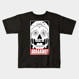 BRAAAINS! Kids T-Shirt